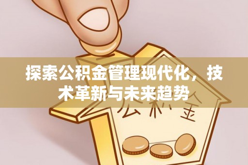 铁山港探索公积金管理现代化，技术革新与未来趋势