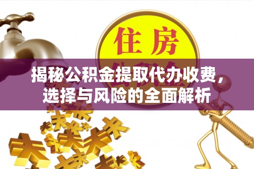 铁山港揭秘公积金提取代办收费，选择与风险的全面解析