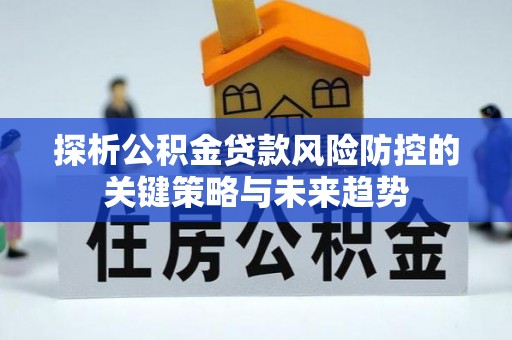 铁山港探析公积金贷款风险防控的关键策略与未来趋势