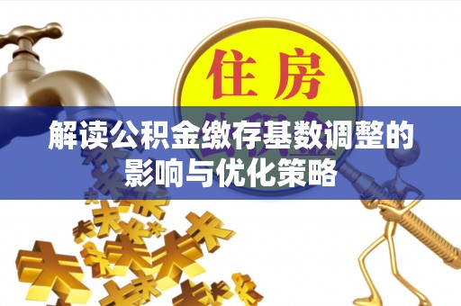 铁山港解读公积金缴存基数调整的影响与优化策略